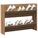 Wand-Schuhregal Artisan-Eiche 80X18X Holzwerkstoff Eiche Handwerklich