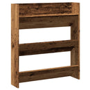 Schuhregal Wandmontage -Optik 80X18X Holzwerkstoff Altholz