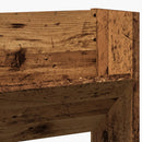 Schuhregal Wandmontage -Optik 80X18X Holzwerkstoff Altholz