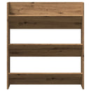 Wand-Schuhregal Artisan-Eiche 80X18X Holzwerkstoff Eiche Handwerklich