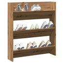 Wand-Schuhregal Artisan-Eiche 80X18X Holzwerkstoff Eiche Handwerklich