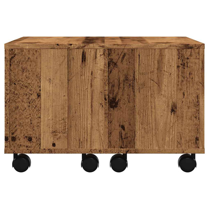 Couchtisch Altholz-Optik 60x60x38 cm Holzwerkstoff