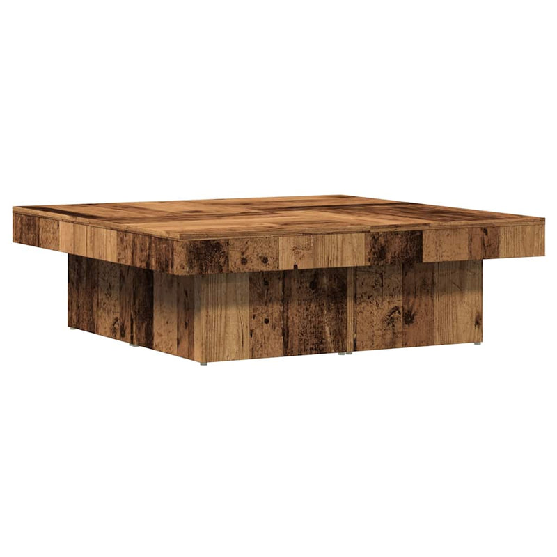 Couchtisch Altholz-Optik 90x90x28 cm Holzwerkstoff