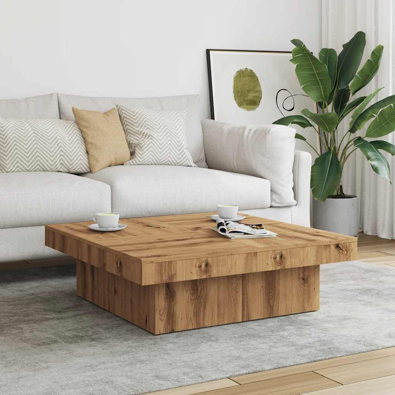 Couchtisch Artisan-Eiche 90x90x28 cm Holzwerkstoff