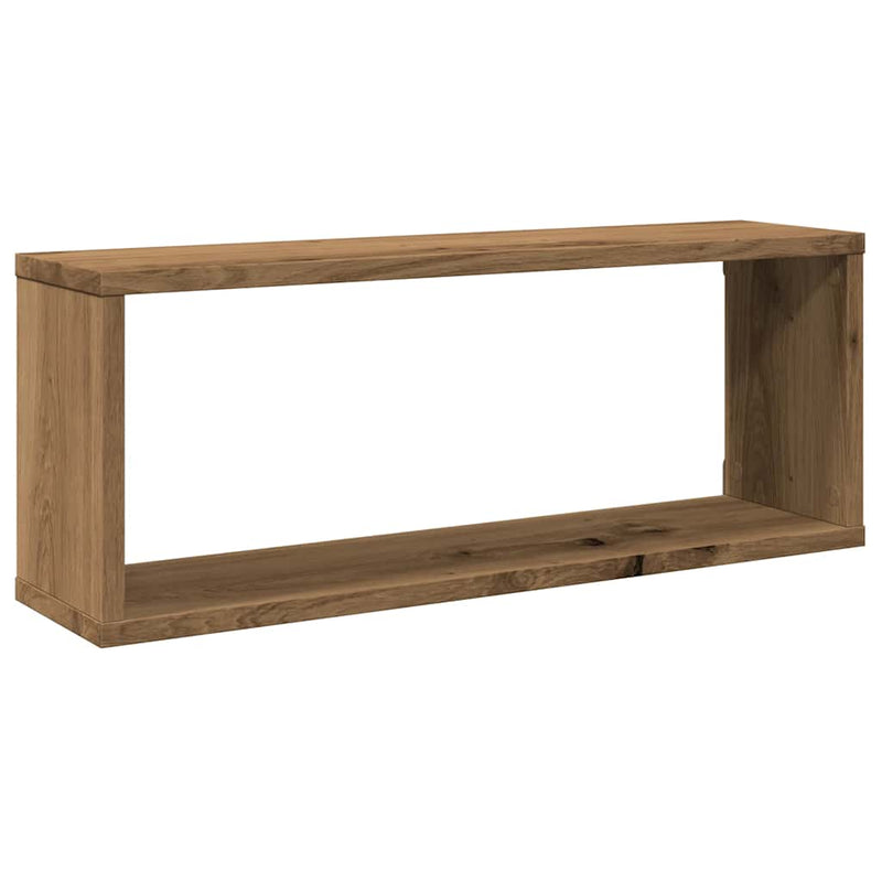 Würfel-Wandregale 2 Stk. Artisan-Eiche 60x15x23 Holzwerkstoff