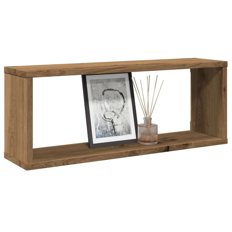 Wandregale 6 Stk. Artisan-Eiche 60x15x23 cm Holzwerkstoff