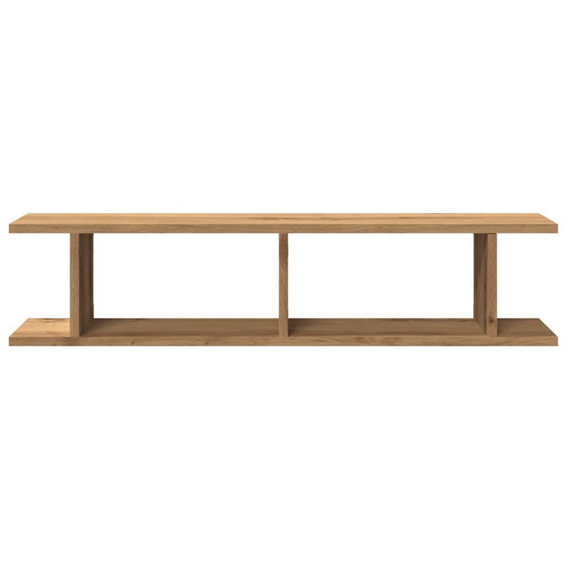 Wandregale 2 Stk. Artisan-Eiche 90x18x20 cm Holzwerkstoff