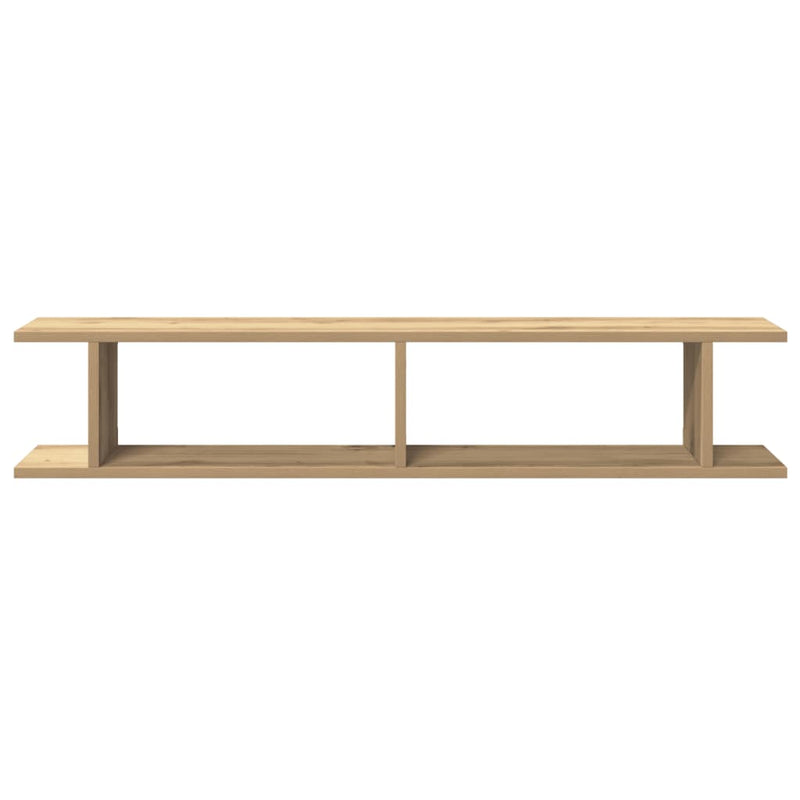 Wandregale 2 Stk. Artisan-Eiche 105x18x20 cm Holzwerkstoff