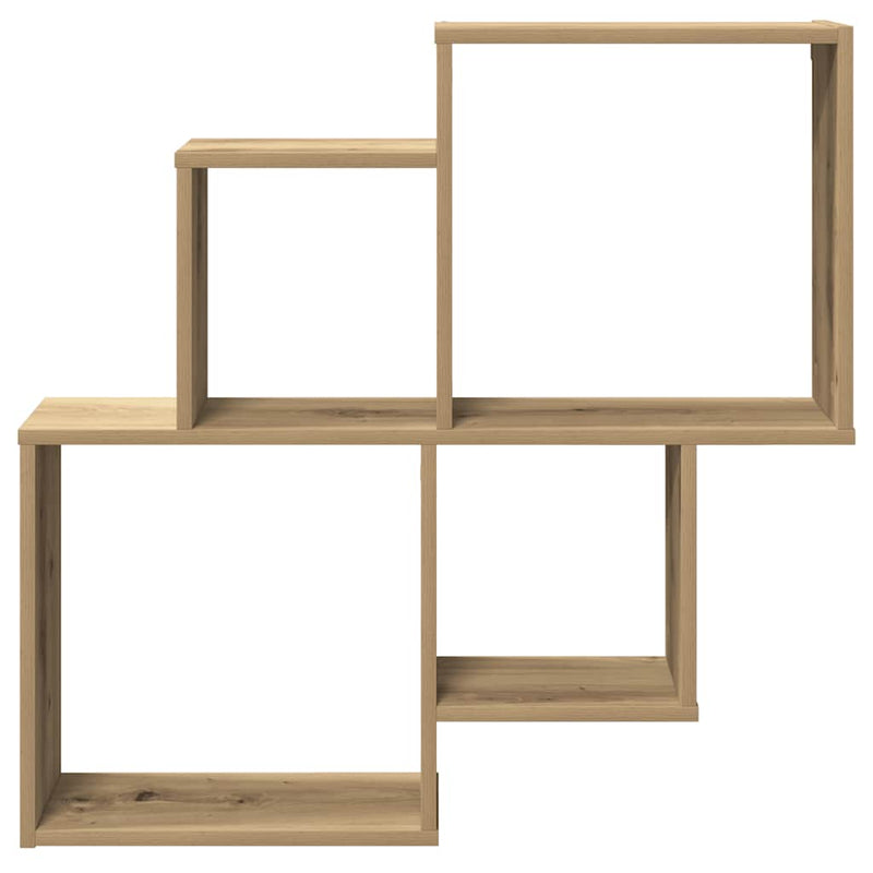 Wandregal Artisan-Eiche 80x15x78,5 cm Holzwerkstoff