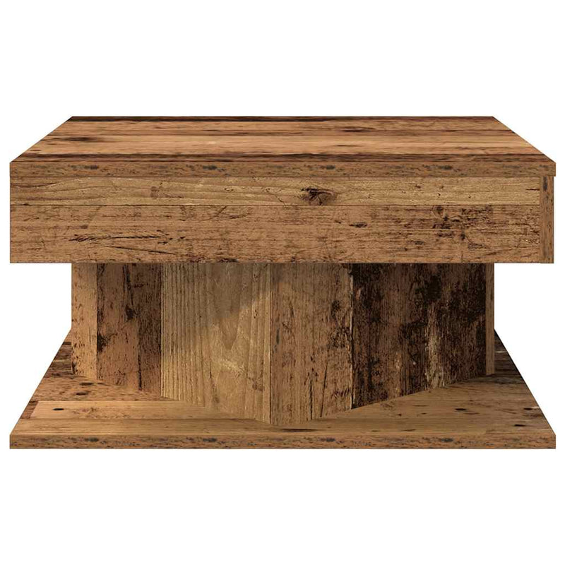 Couchtisch Altholz-Optik 55x55x30 cm Holzwerkstoff