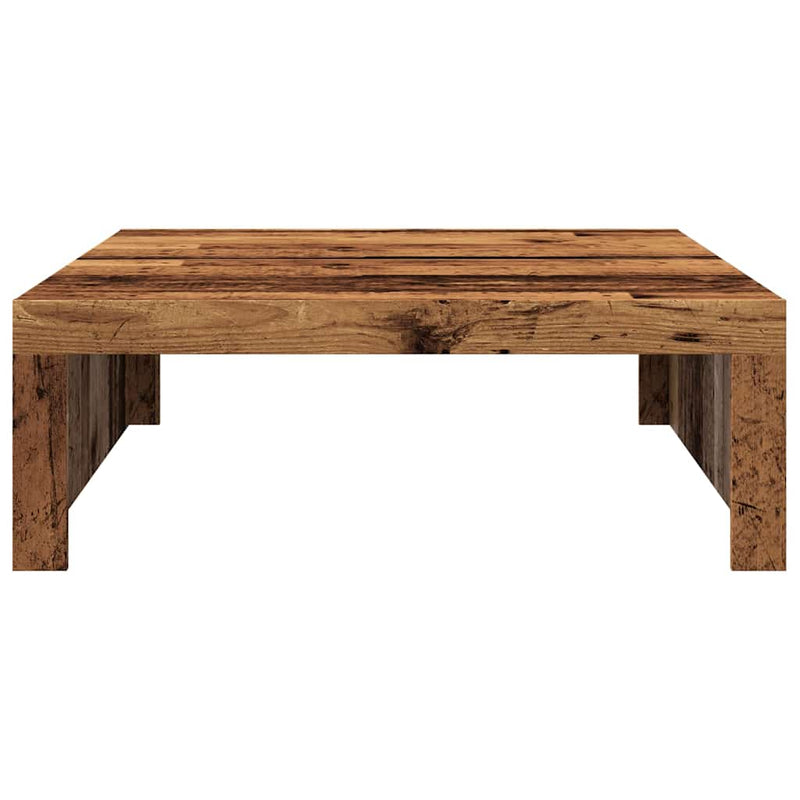 Couchtisch Altholz-Optik 100x100x35 cm Holzwerkstoff