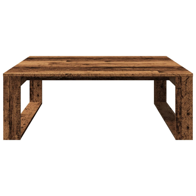 Couchtisch Altholz-Optik 100x100x35 cm Holzwerkstoff