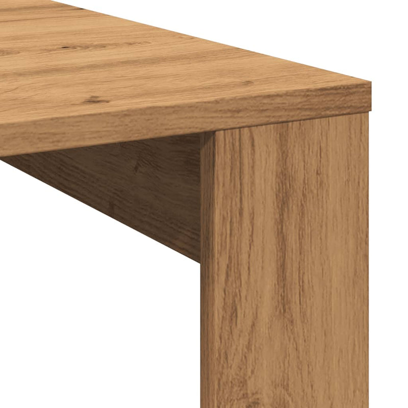 Couchtisch Artisan-Eiche 100x100x35 cm Holzwerkstoff