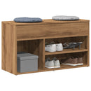 Schuhbank -Optik 80X30X45 Cm Holzwerkstoff