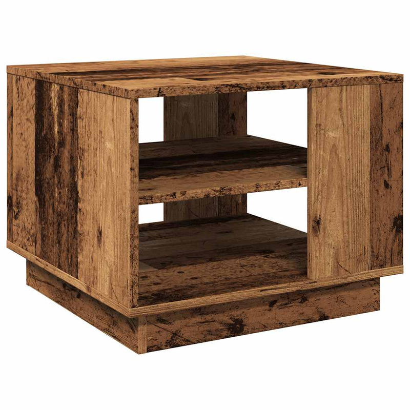 Couchtisch Altholz-Optik 55x55x42 cm Holzwerkstoff