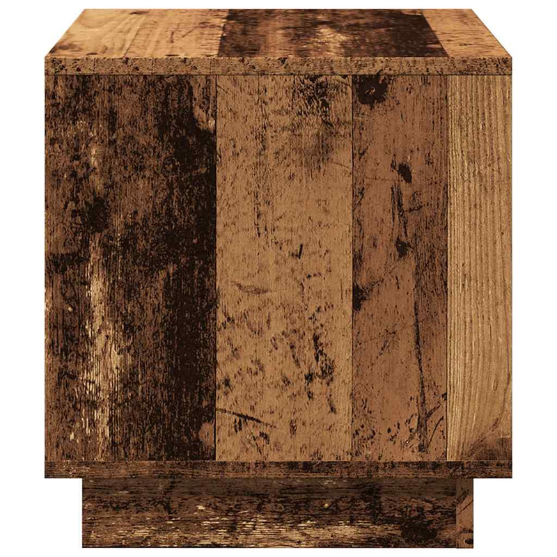 Couchtisch Altholz-Optik 40x40x43 cm Holzwerkstoff