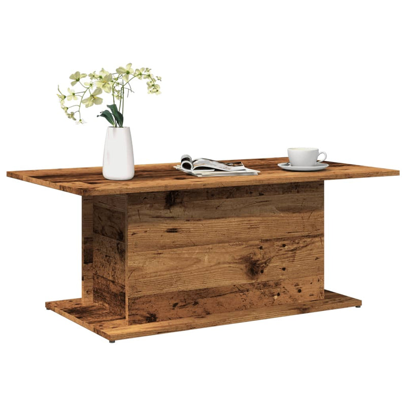 Couchtisch Altholz-Optik 102x55,5x40 cm Holzwerkstoff