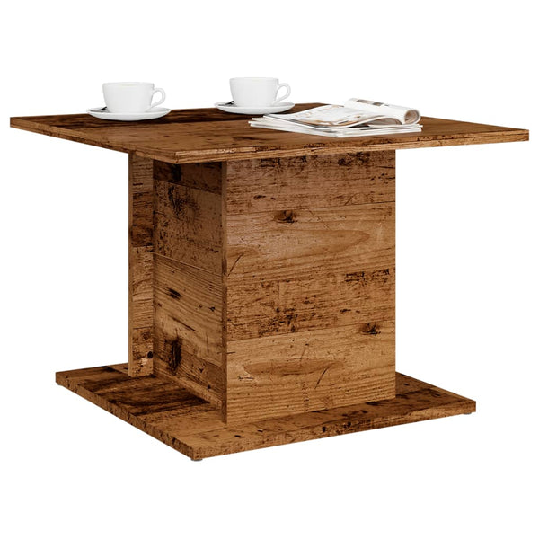 Couchtisch Altholz-Optik 55,5x55,5x40 cm Holzwerkstoff