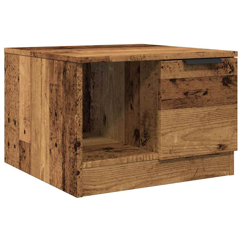 Couchtisch Altholz-Optik 50x50x36 cm Holzwerkstoff