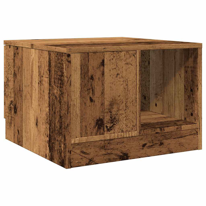 Couchtisch Altholz-Optik 50x50x36 cm Holzwerkstoff