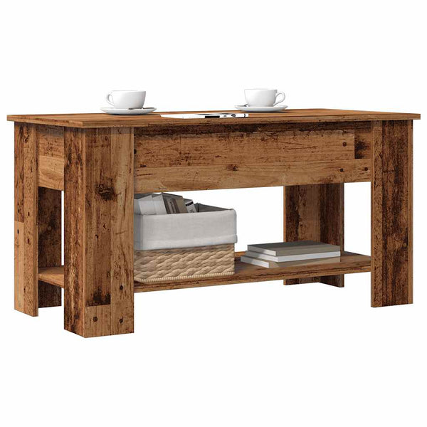 Couchtisch Altholz-Optik 101x49x52 cm Holzwerkstoff