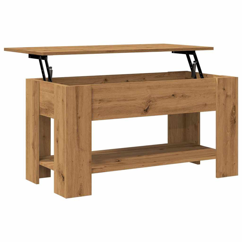 Couchtisch Artisan-Eiche 101x49x52 cm Holzwerkstoff