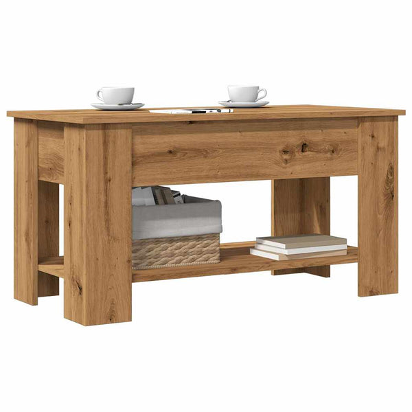 Couchtisch Artisan-Eiche 101x49x52 cm Holzwerkstoff