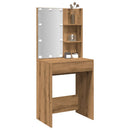 Schminktisch Mit Led 60X40X140 Cm