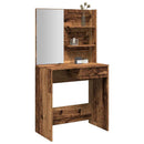 Schminktisch Mit Spiegel 74,5X40X141 Cm