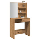 Schminktisch Mit Spiegel 74,5X40X141 Cm