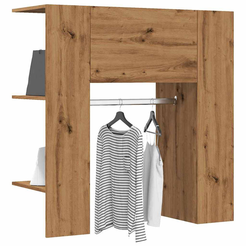 Flurschrank Sonoma-Eiche 97,5X37X99 Cm Holzwerkstoff