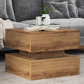 Couchtisch Mit Led-Leuchten 90X50X40 Cm