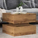 Couchtisch Mit Led-Leuchten 90X50X40 Cm