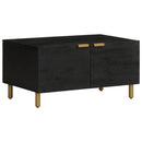 Couchtisch Schwarz 80X50X40 Cm Holzwerkstoff