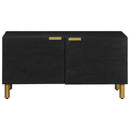 Couchtisch Schwarz 80X50X40 Cm Holzwerkstoff
