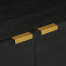 Couchtisch Schwarz 80X50X40 Cm Holzwerkstoff