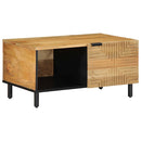 Couchtisch 80X50X40 Cm Massivholz Mango