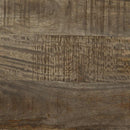 Couchtisch Hellgrau 80X54X40 Cm Massivholz Mango