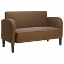 Zweisitzer-Sofa 110 Cm Kunstleder