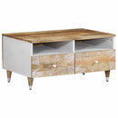Couchtisch 80X54X40 Cm Massivholz Mango