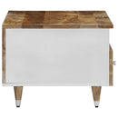 Couchtisch 80X54X40 Cm Massivholz Mango
