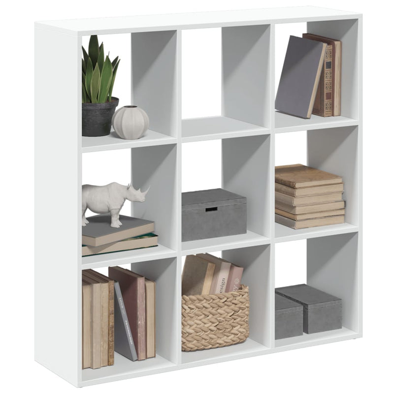 Raumteiler-Bücherregal Weiß 102x29x103,5 cm Holzwerkstoff