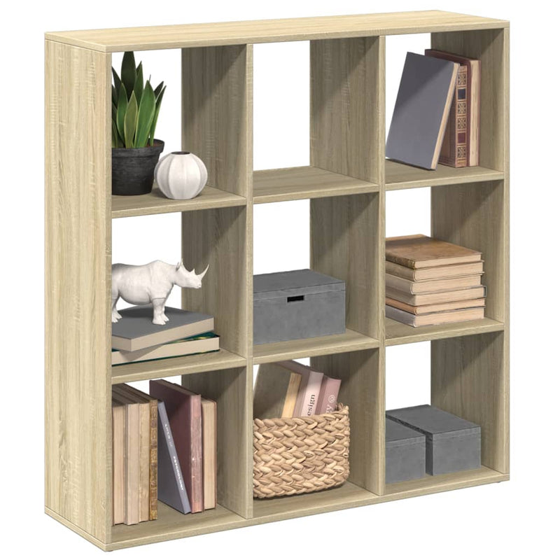 Raumteiler-Bücherregal Sonoma-Eiche 102x29x103,5 cm