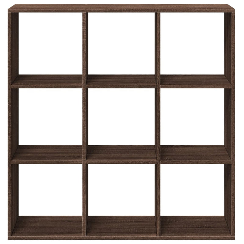 Raumteiler-Bücherregal Braun Eichen-Optik 102x29x103,5 cm