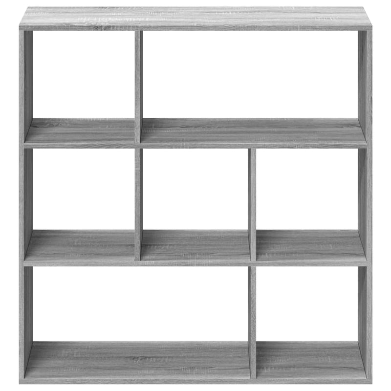 Raumteiler-Bücherregal Grau Sonoma 102x29x103,5 cm