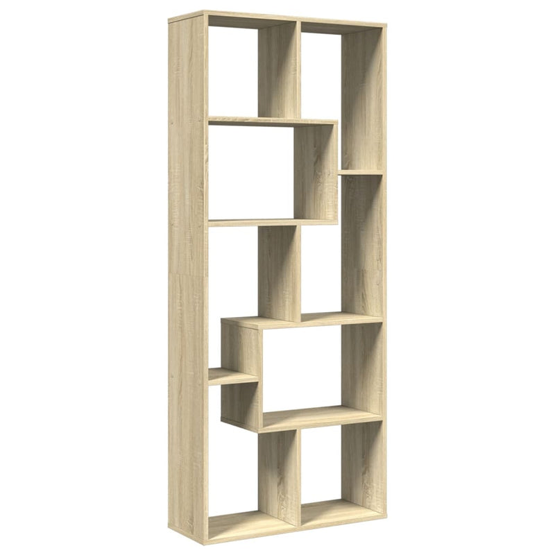 Raumteiler-Bücherregal Sonoma-Eiche 67x25x161,5cm Holzwerkstoff