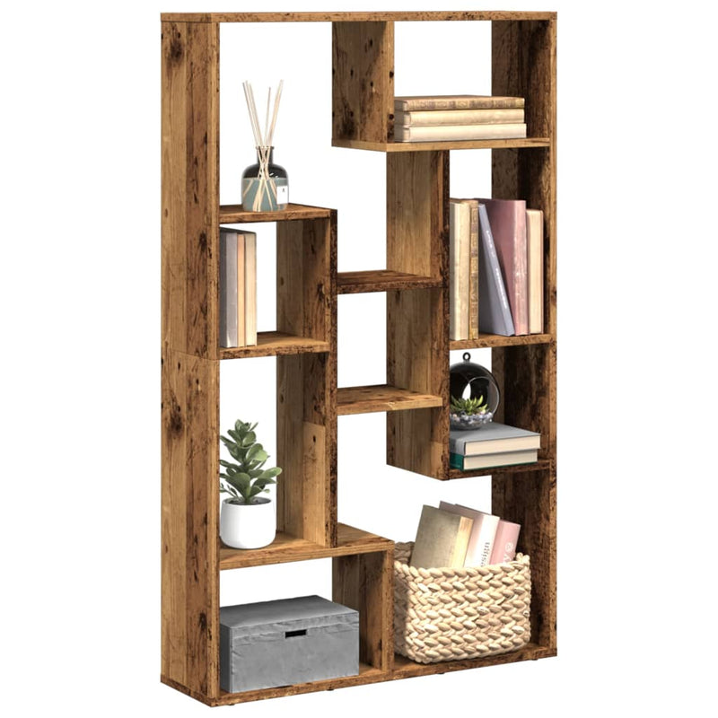 Bücherregal Altholz-Optik 72x20x120 cm Holzwerkstoff