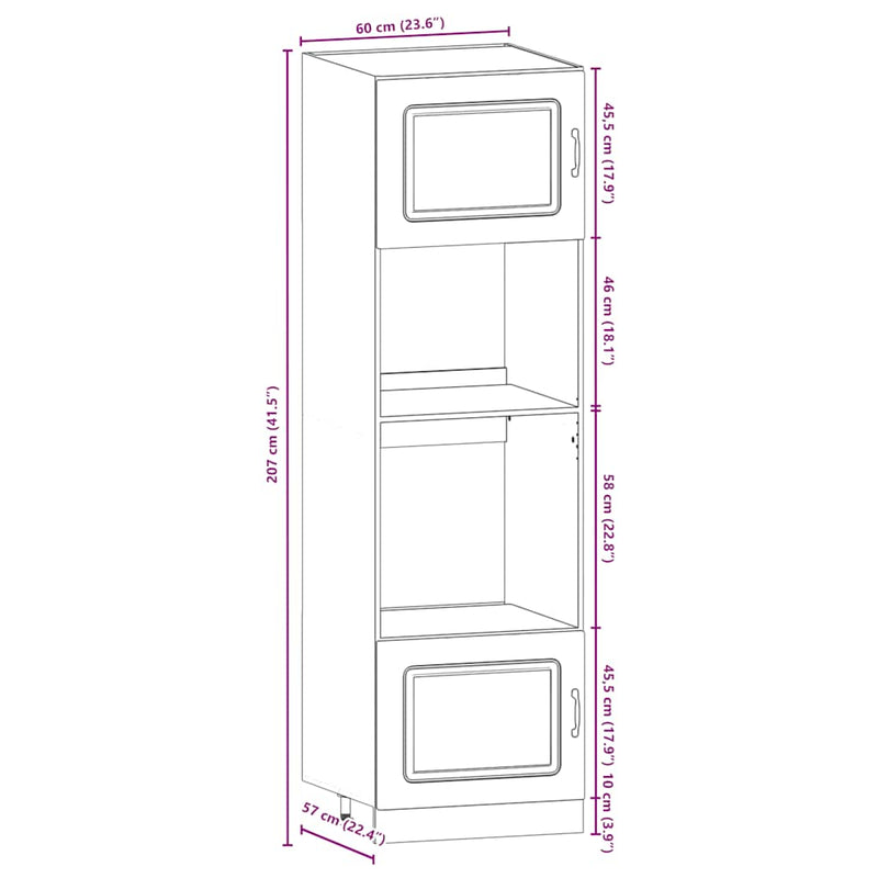 7-Tlg. Küchenschrank-Set Kalmar Holzwerkstoff
