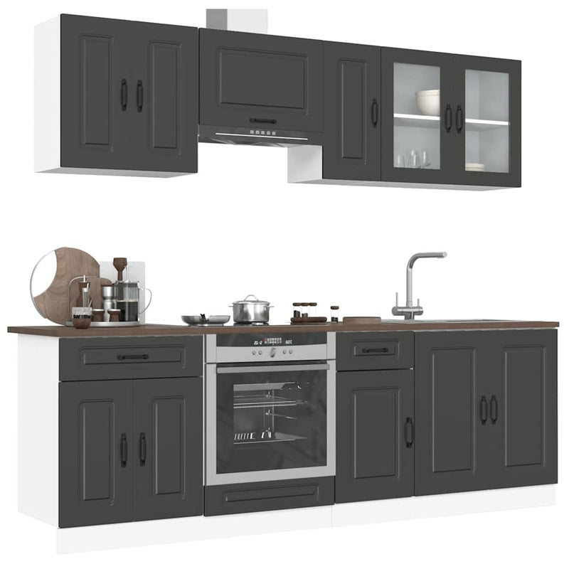 8-Tlg. Küchenschrank-Set Kalmar Holzwerkstoff