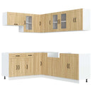 11-Tlg. Küchenschrank-Set Kalmar Sonoma-Eiche Holzwerkstoff